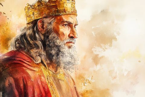 Artwork of King Solomon to illustrate the article Lessons From the Rise and Demise of King Solomon