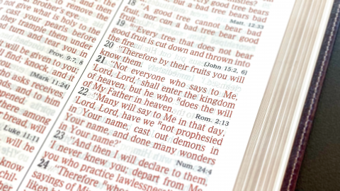 “Not Everyone Who Says to Me ‘Lord, Lord’ …”